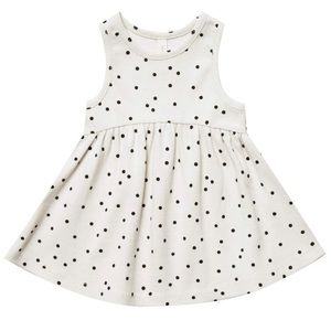 Quincy Mae Polka Dot Ribbed Tank Swing Dress